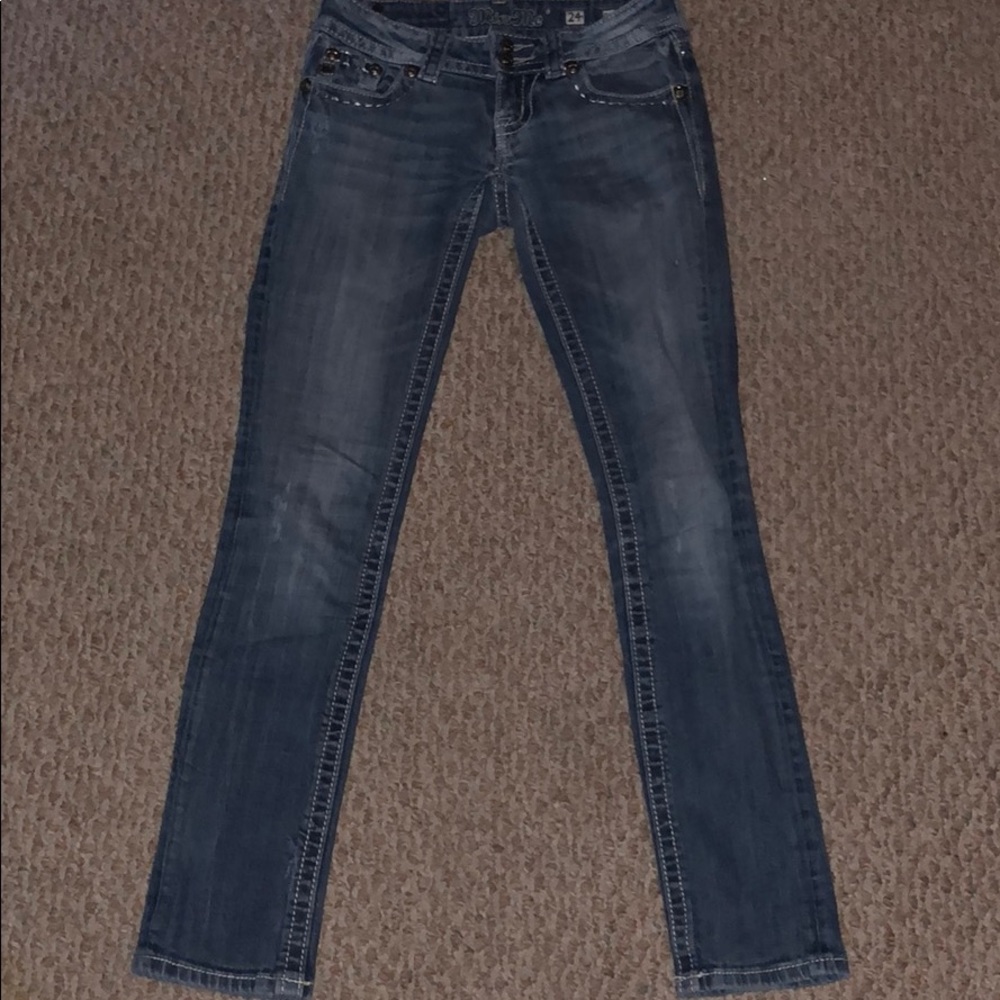 Women’s size 24x29 straight Miss Me jeans